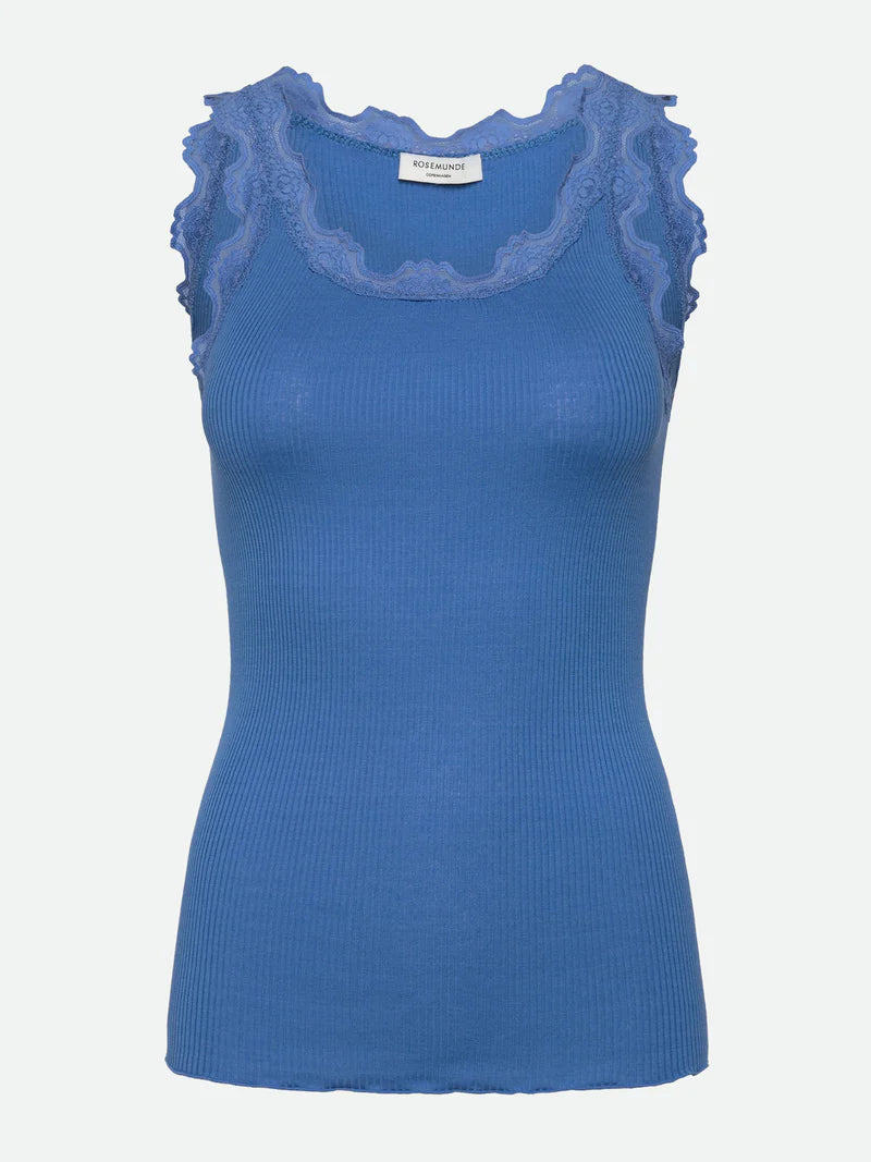 Silk Ribbed Vest 5405