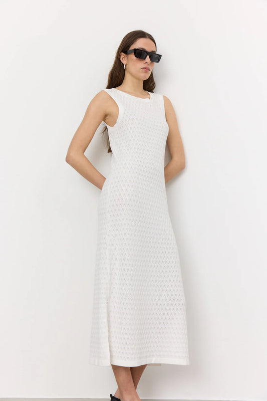 Crochet Dress White