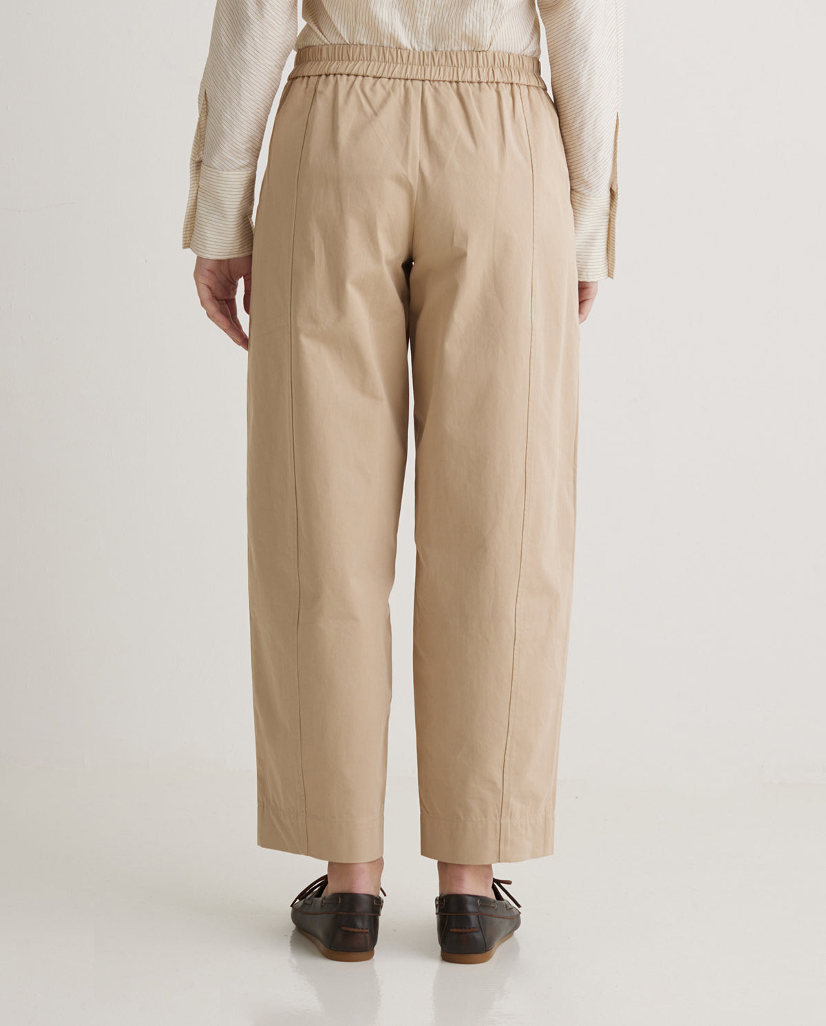 Cotton Wide-Leg Trousers