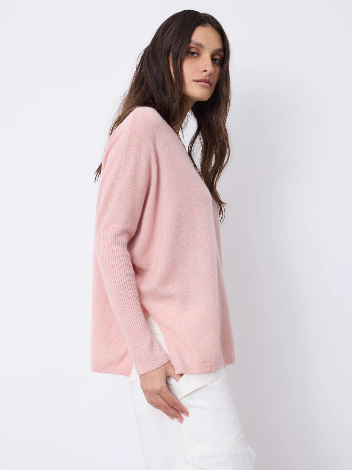 Faustine Oversized V-Neck