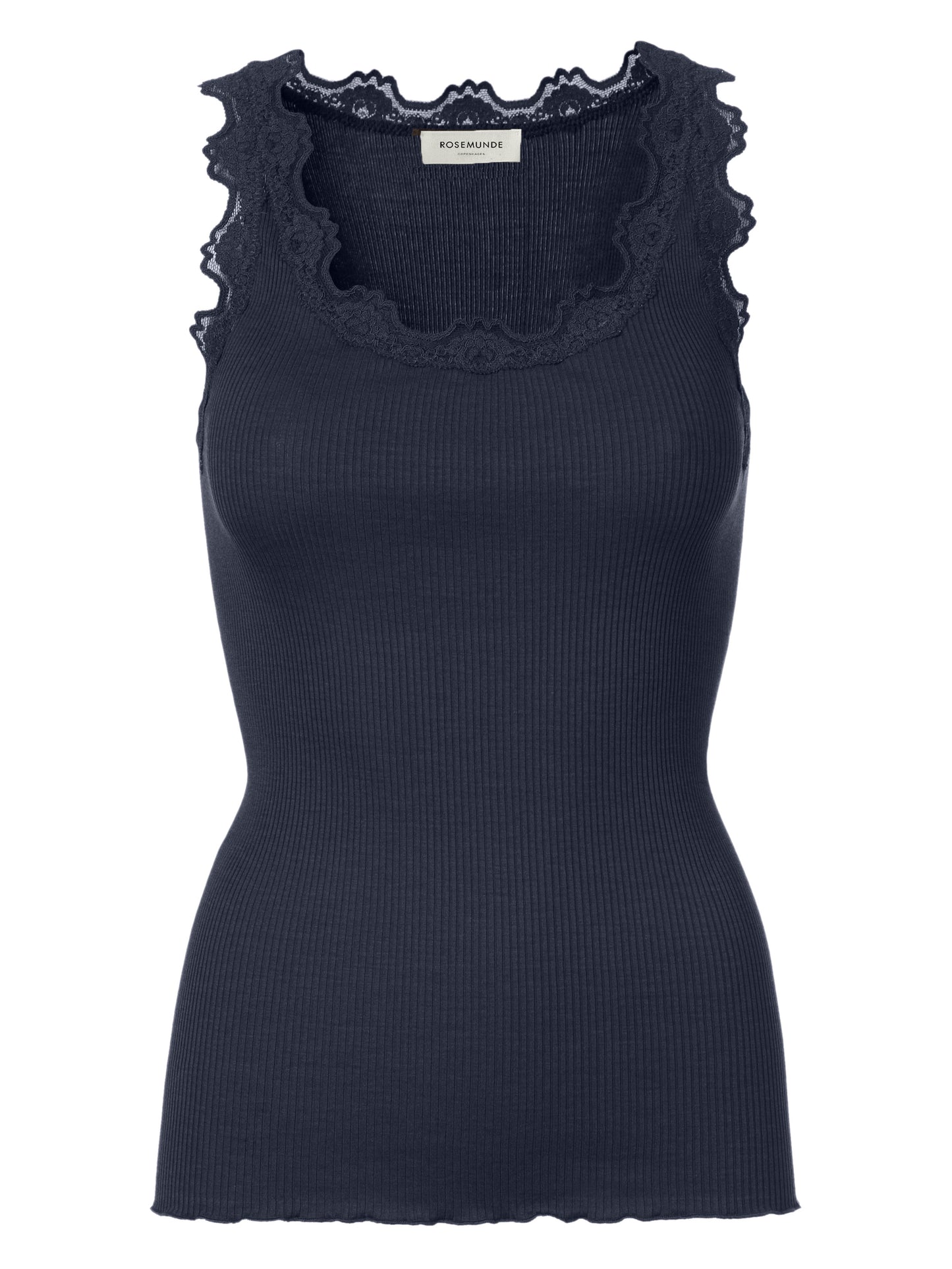 Silk Ribbed Vest 5405
