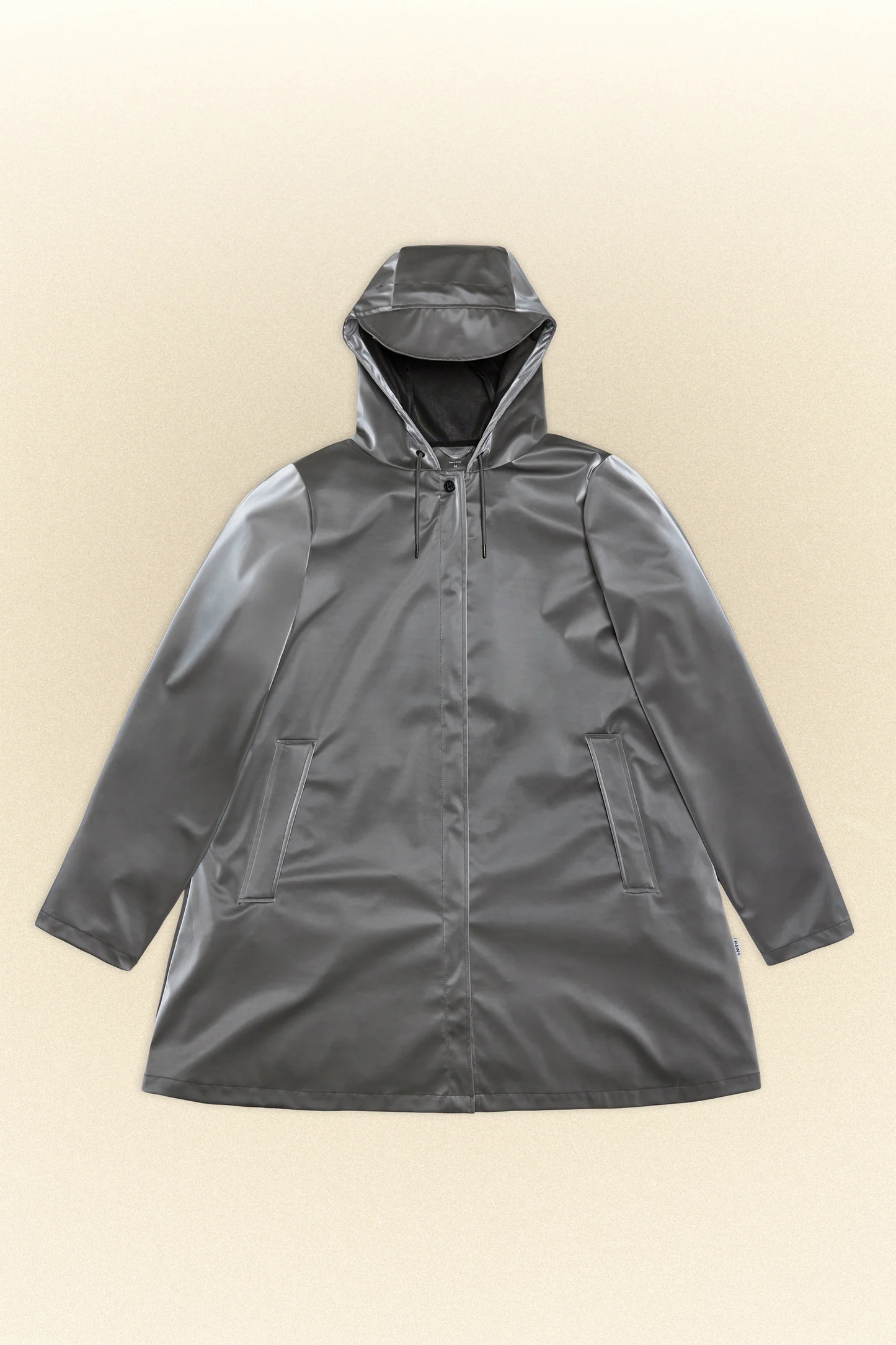 Rains A-Line Jacket Metallic Grey