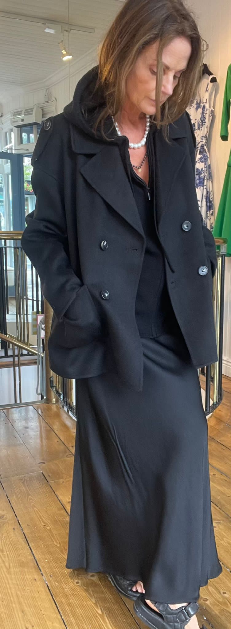 Short Coat Black