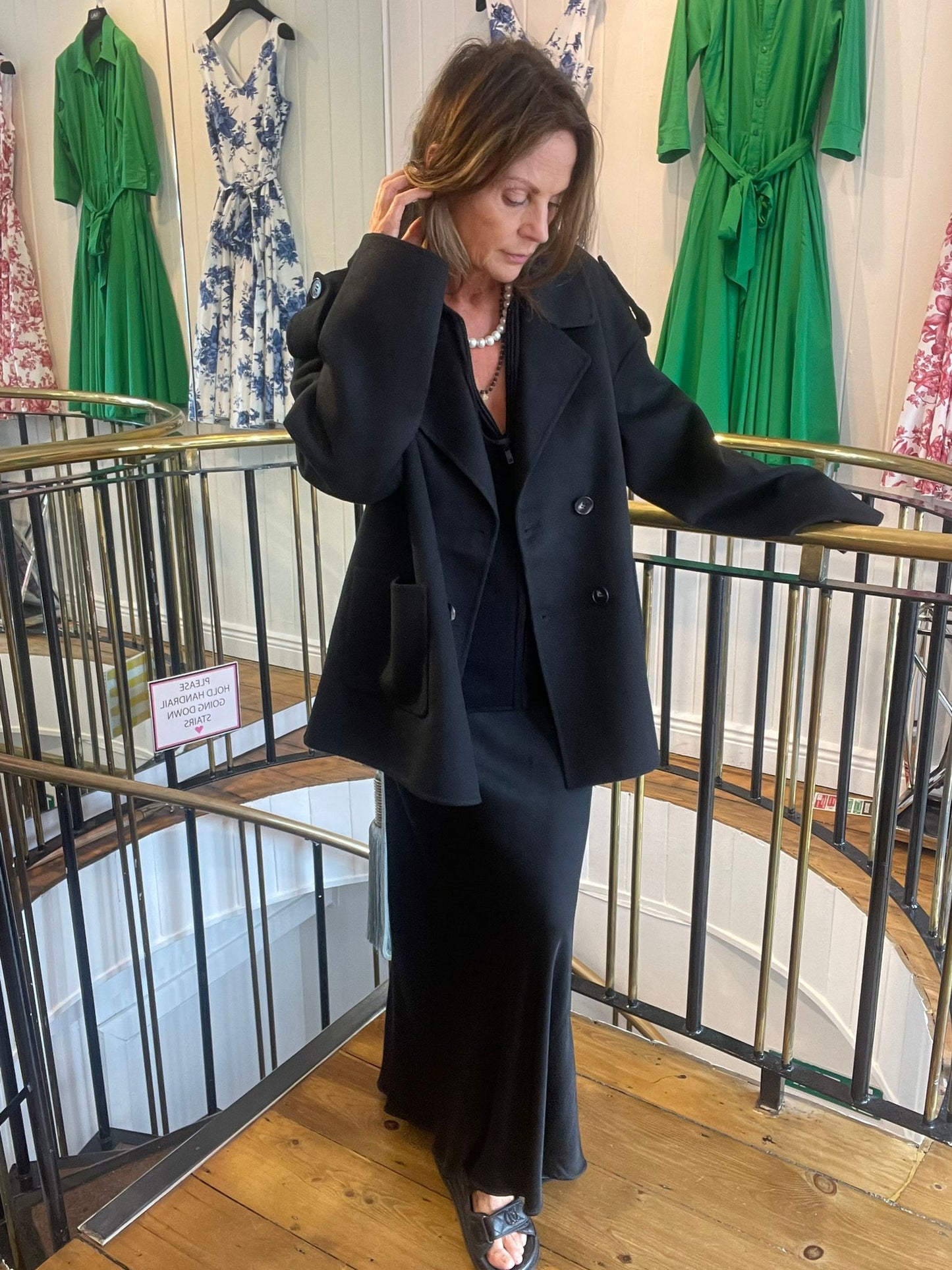 Short Coat Black
