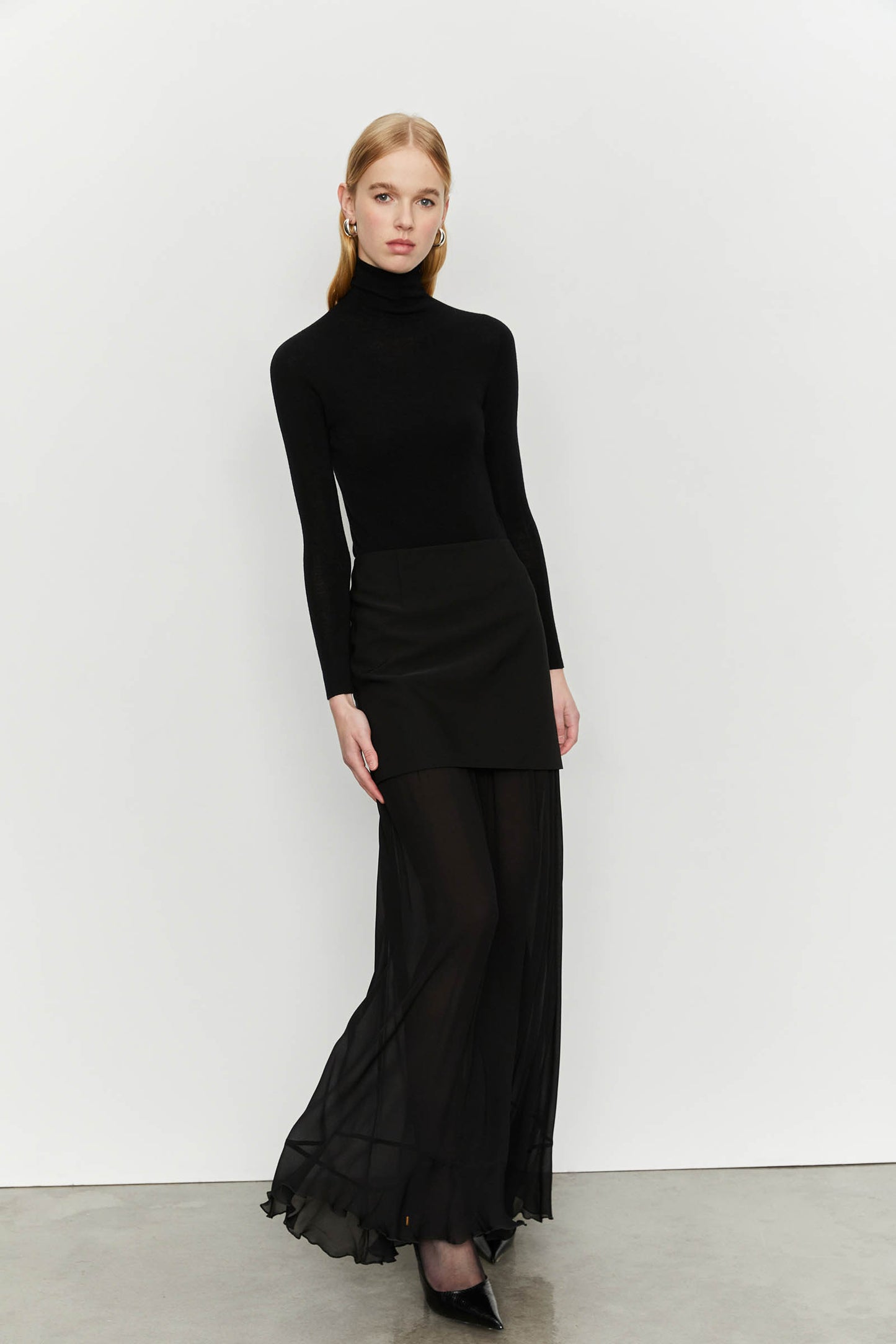 Crepe Skirt