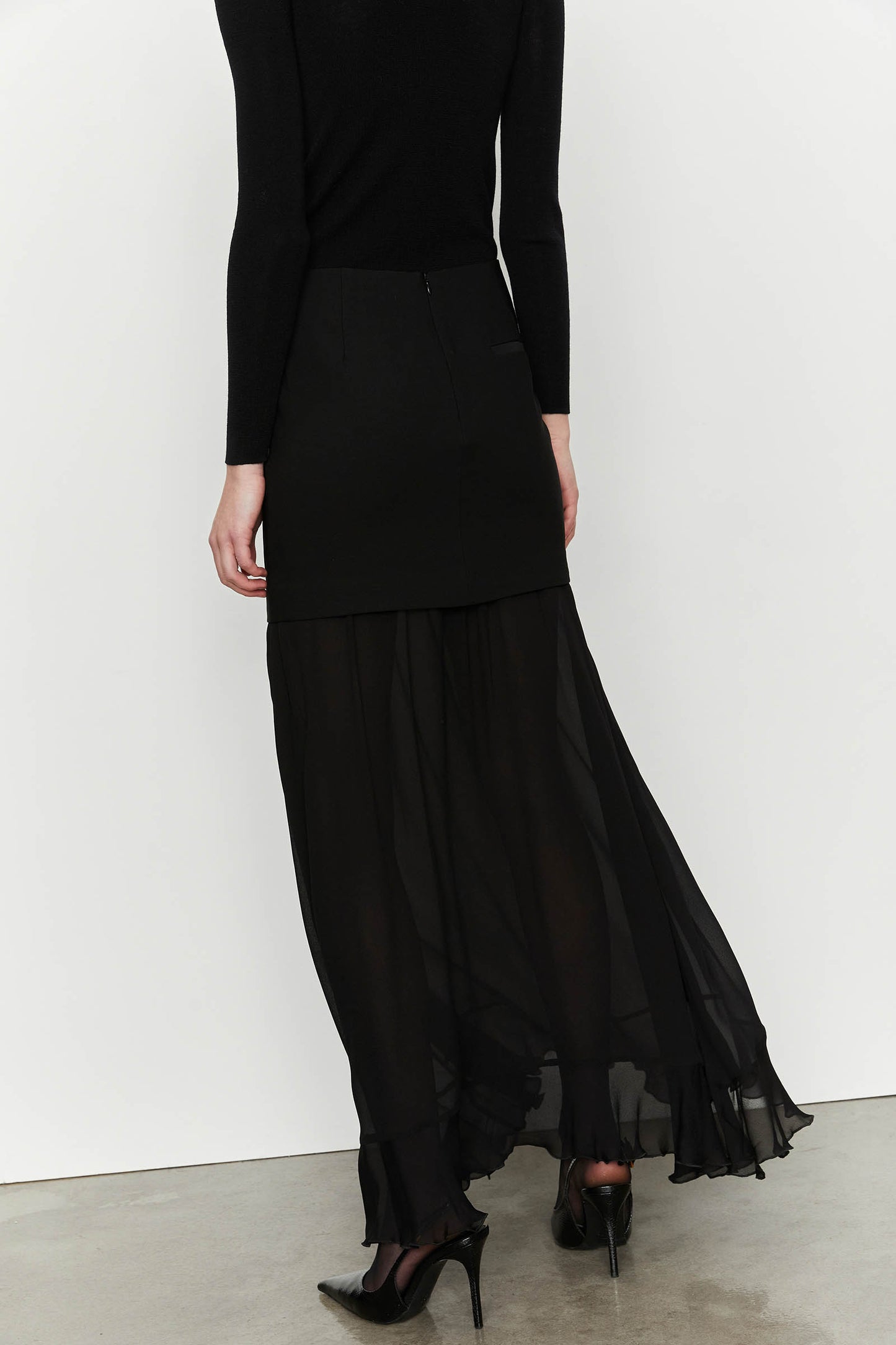 Crepe Skirt