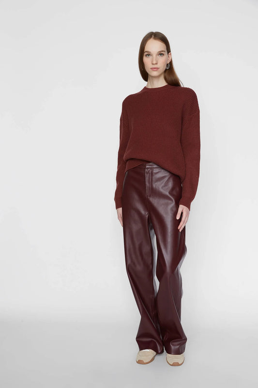 Eco-Leather Trousers