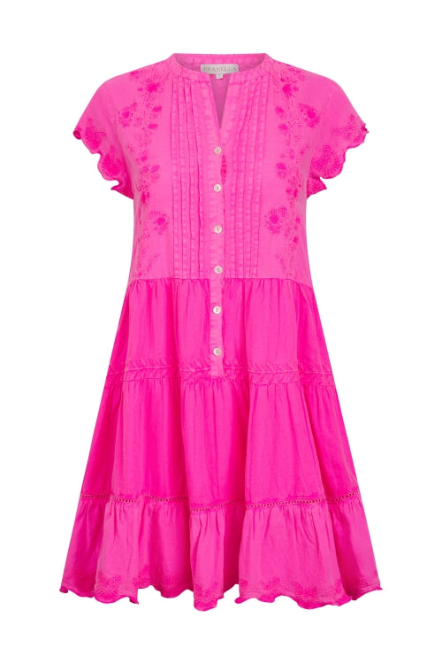 Salma Neon Fuchsia Dress