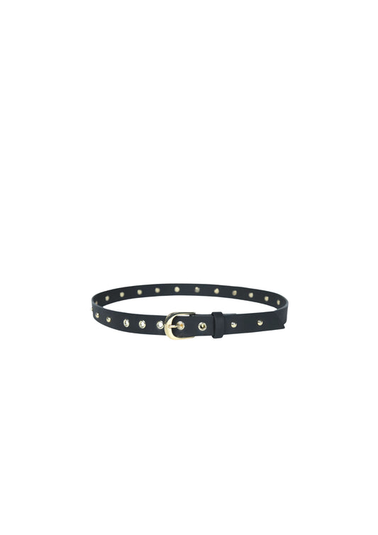 MAHI Studded Leather Belt- Black