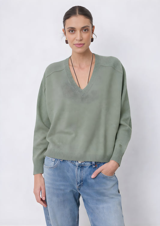 Lucien Cashmere V-Neck Jumper