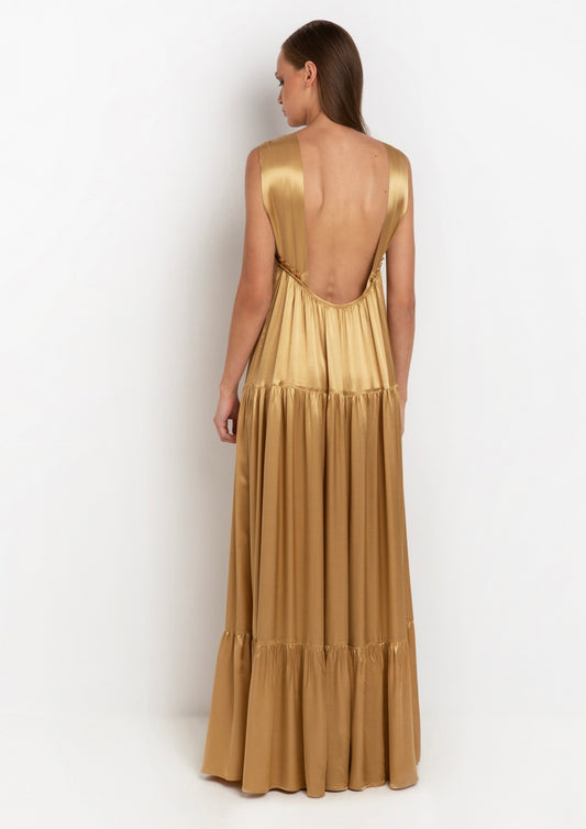 Gold Maxi Dress