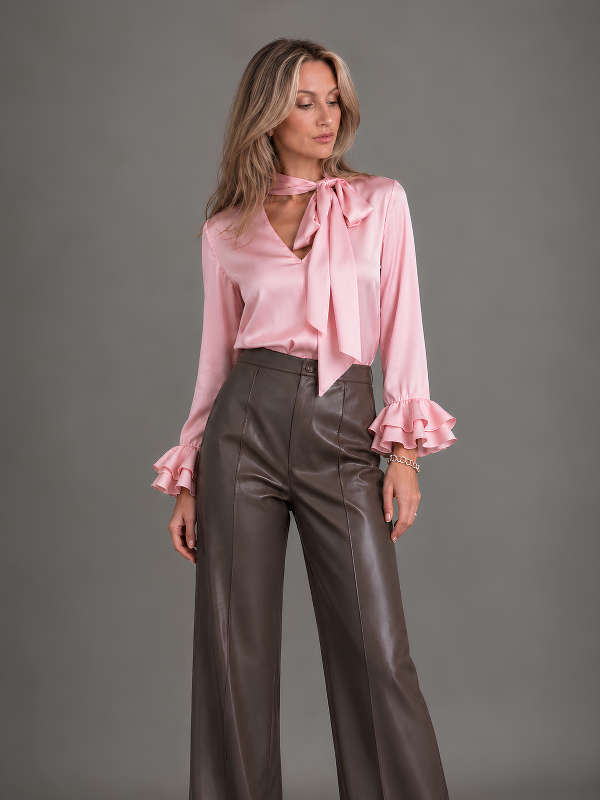 Bambini Bow Cuff Top