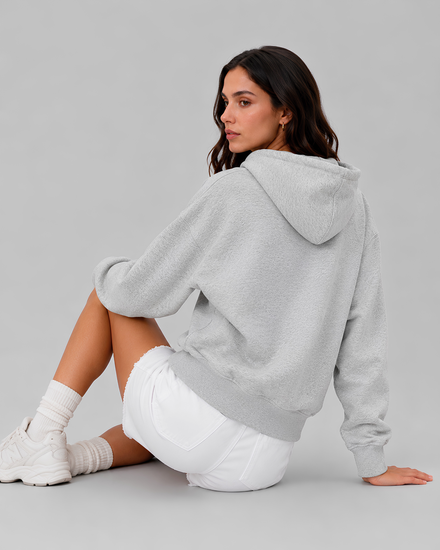 LR-NUKA 21 Sweatshirt Light grey