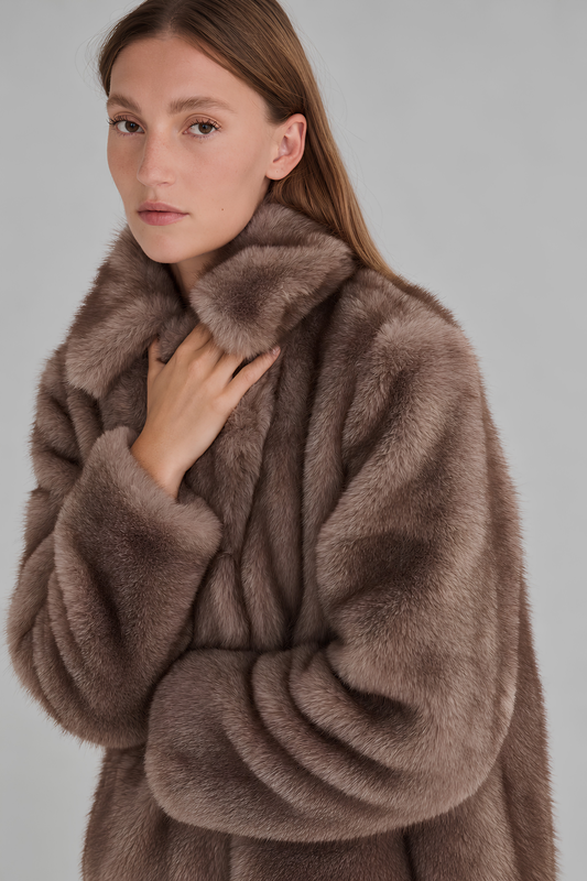 Twiggy Faux Fur Coat