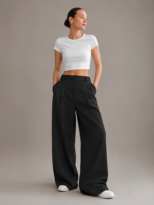 Peeta Black Trousers