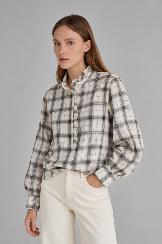 Maus Shirt With Ruffle Detail