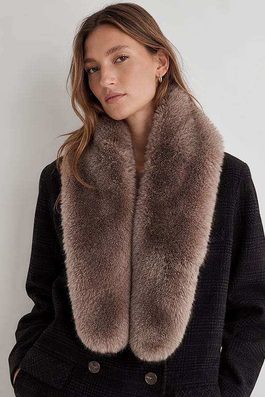 Twiggy Faux Fur Scarf