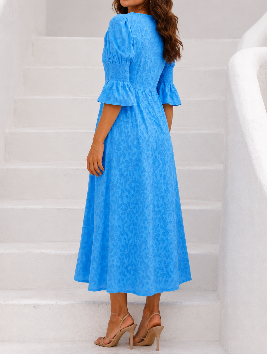 Flora 3/4 Length Sleeve Dress- PREORDER