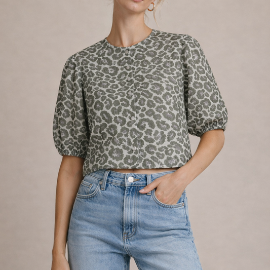 Danelle Leopard Jacquard