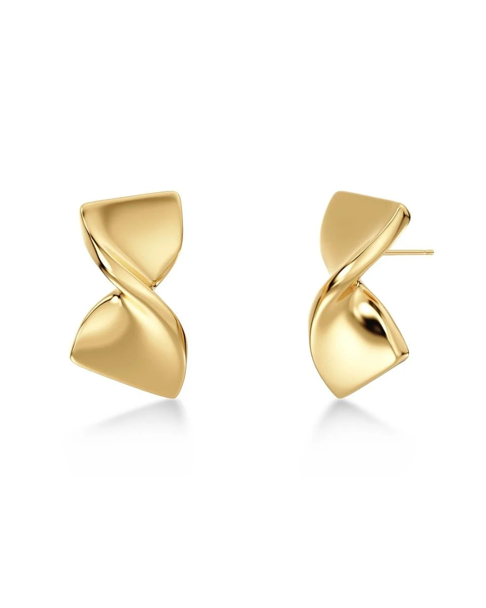 Nuvole Studs L Gold