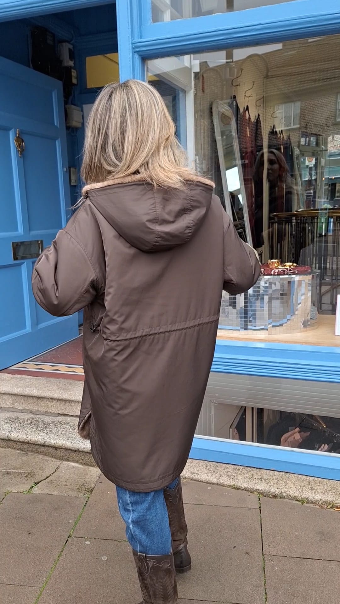 Reversible Eco Mink Coat