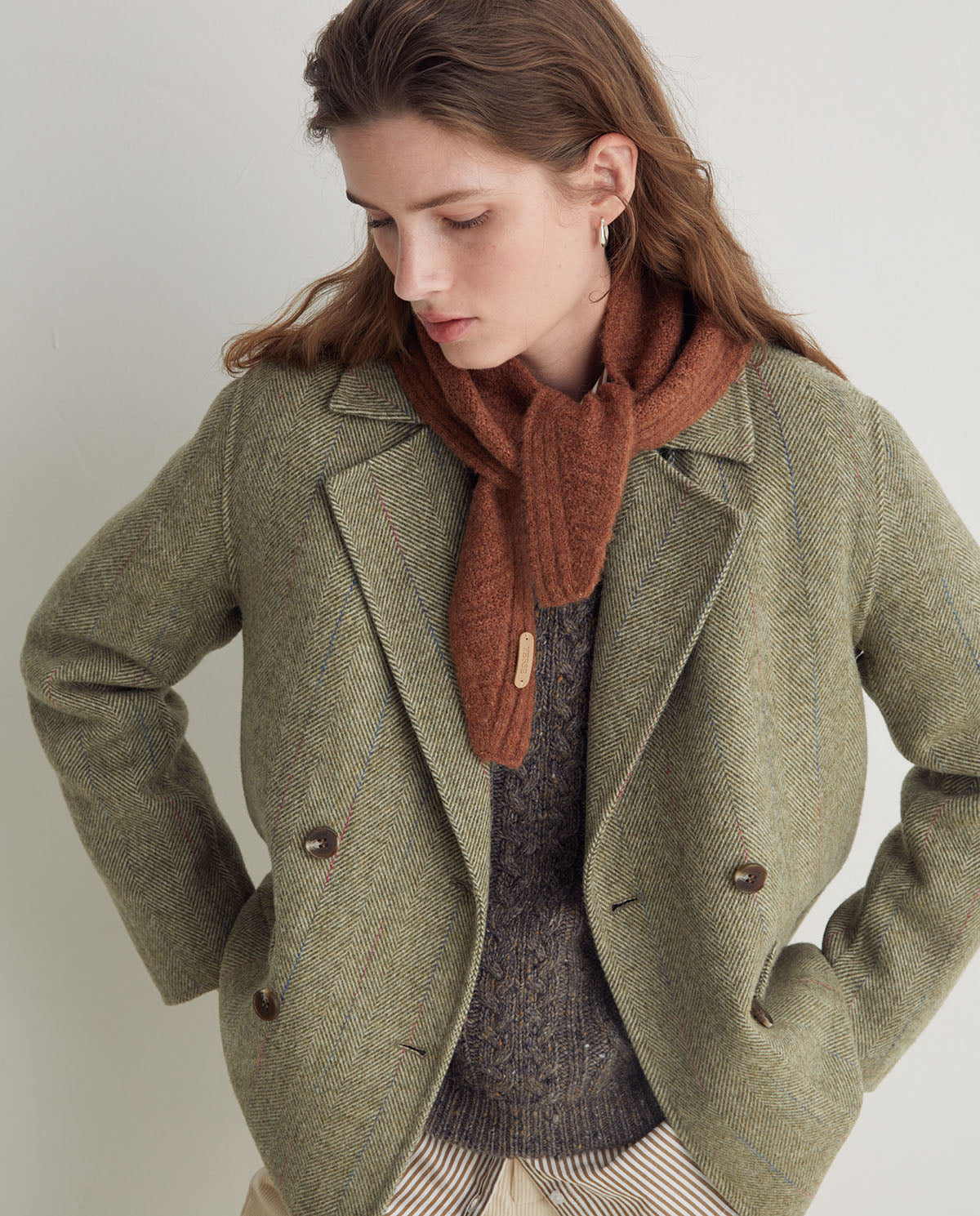 Soft Knit Tie Scarf