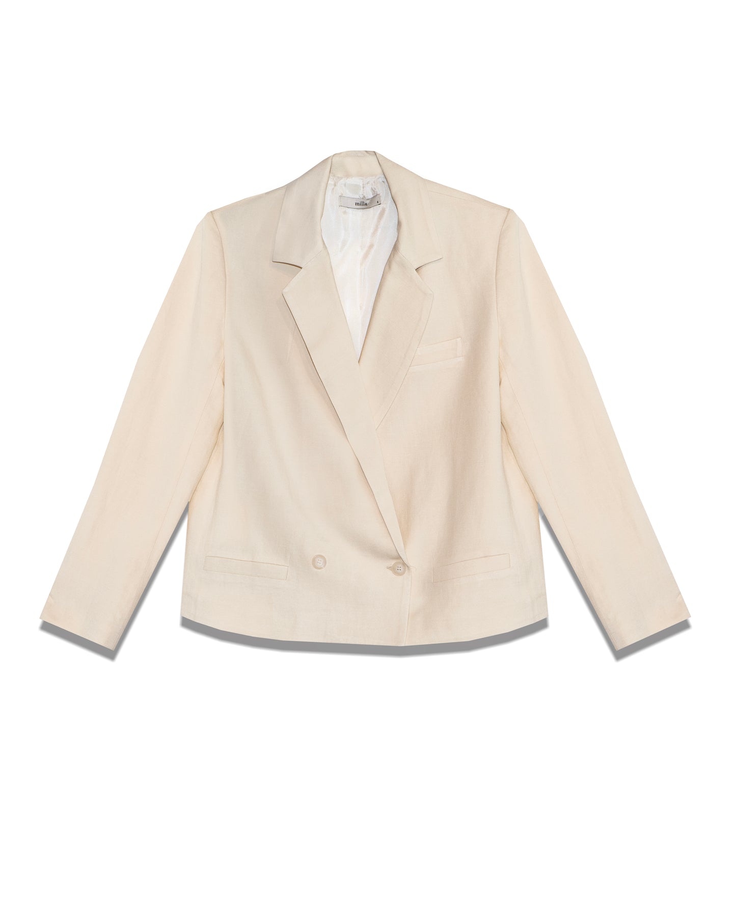 Cropped Natural Blazer