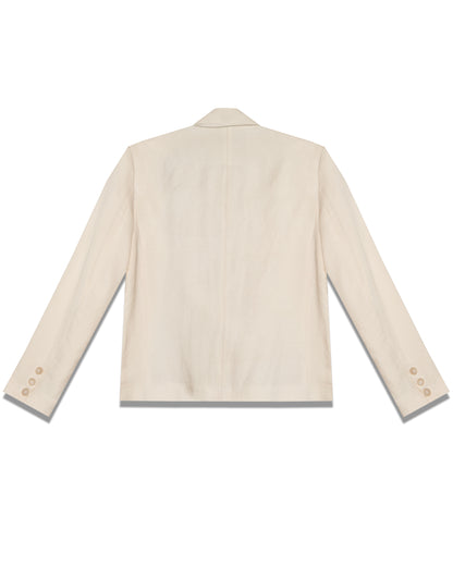 Cropped Natural Blazer