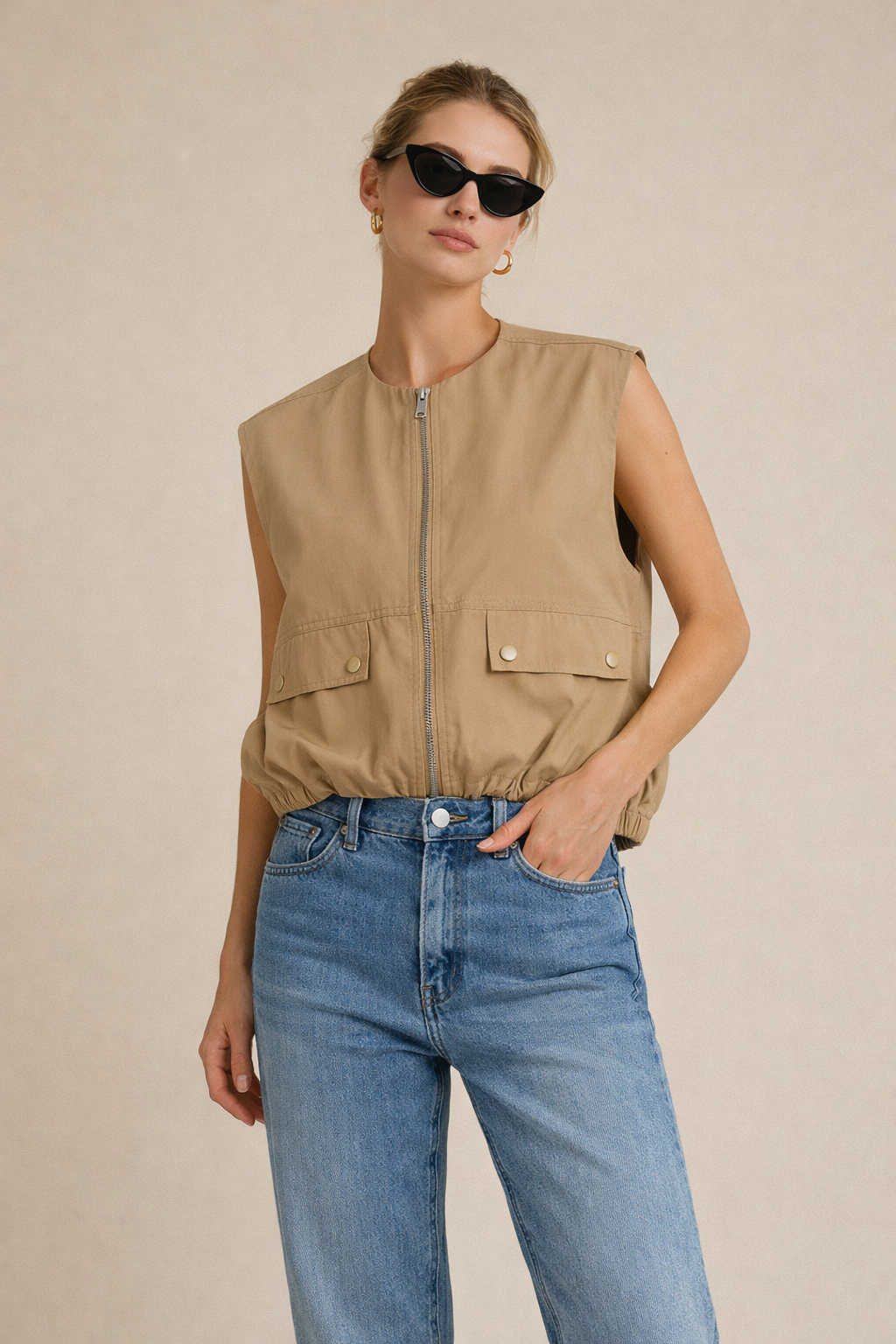 Ivy Sleeveless Jacket