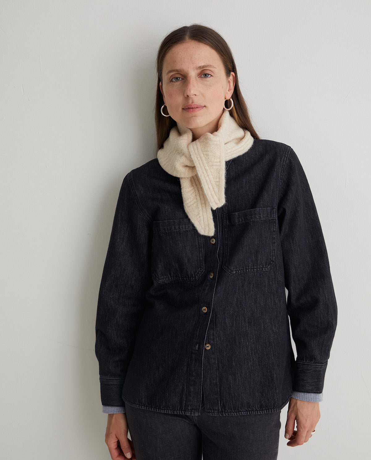 Soft Knit Tie Scarf