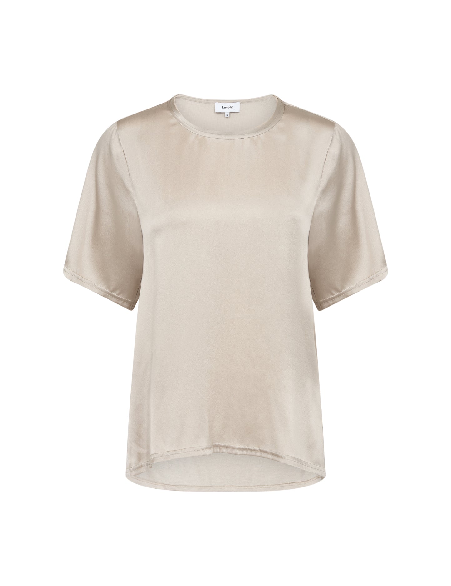 Silk T-Shirt Silver