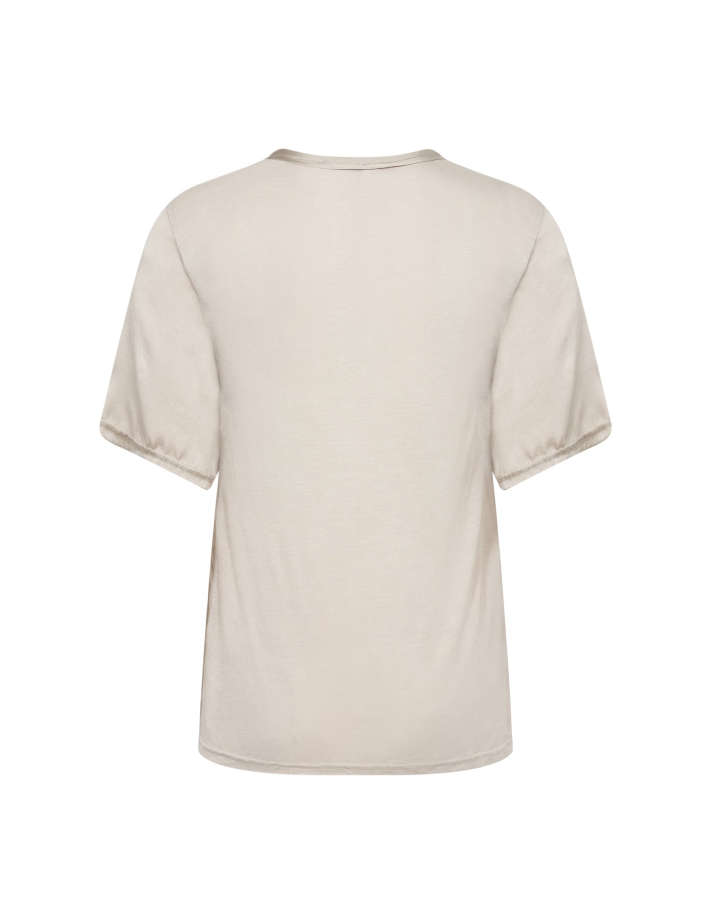 Silk T-Shirt Silver