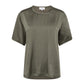 Silk T-Shirt Khaki