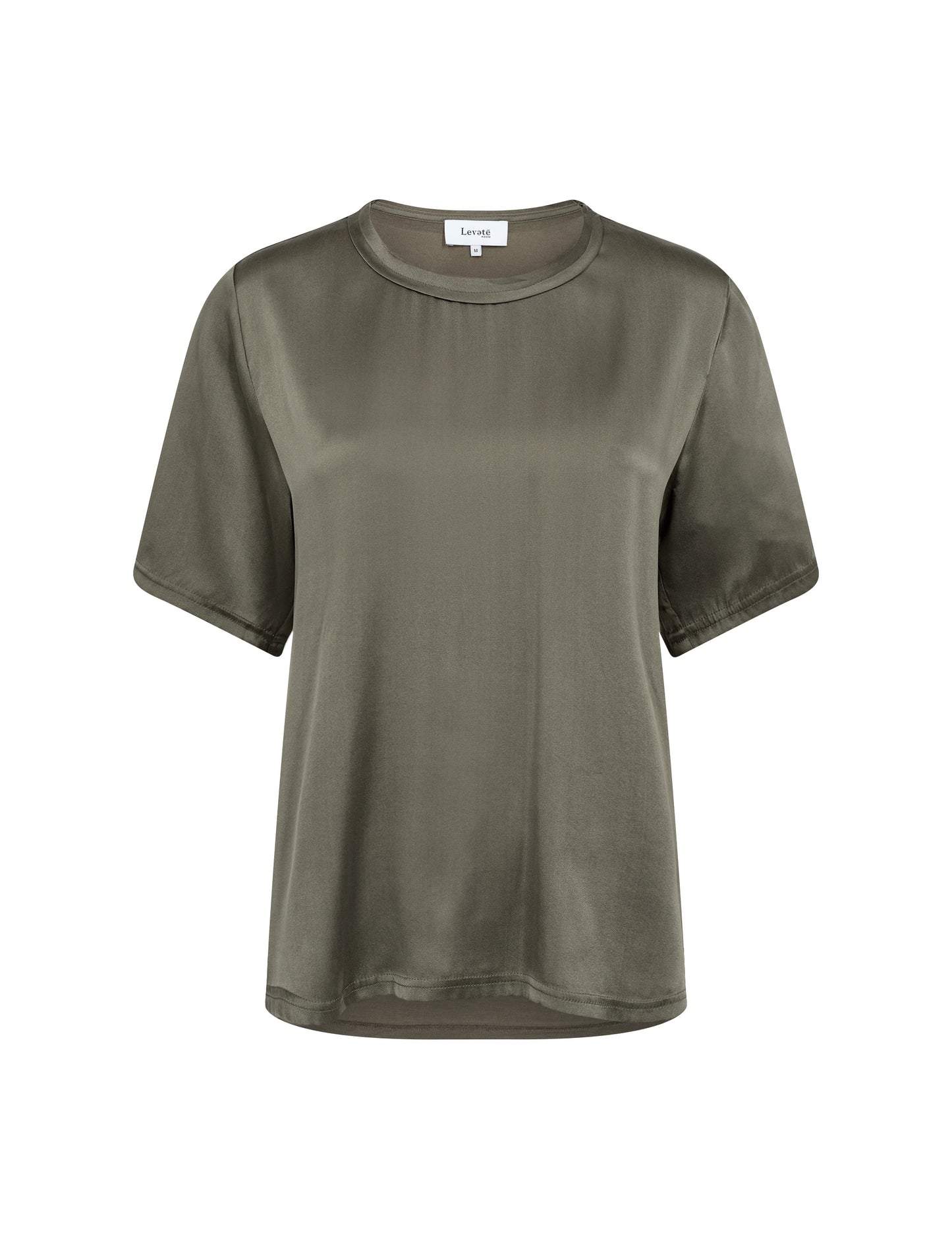 Silk T-Shirt Khaki