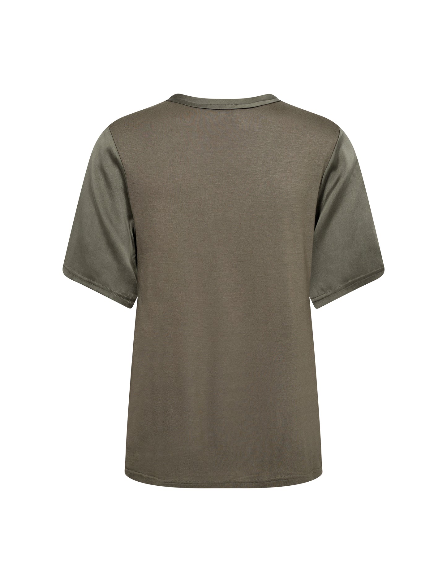 Silk T-Shirt Khaki