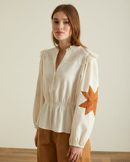 Patchwork Cotton Shirt