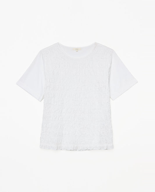 White Organza T-Shirt