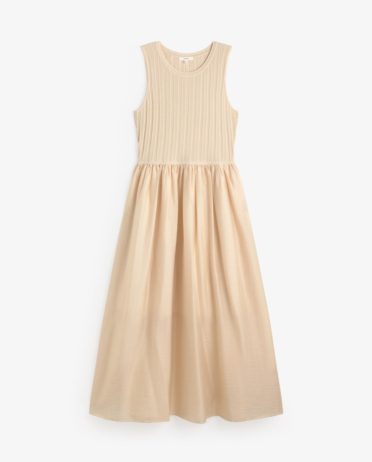 Bi-Material Dress