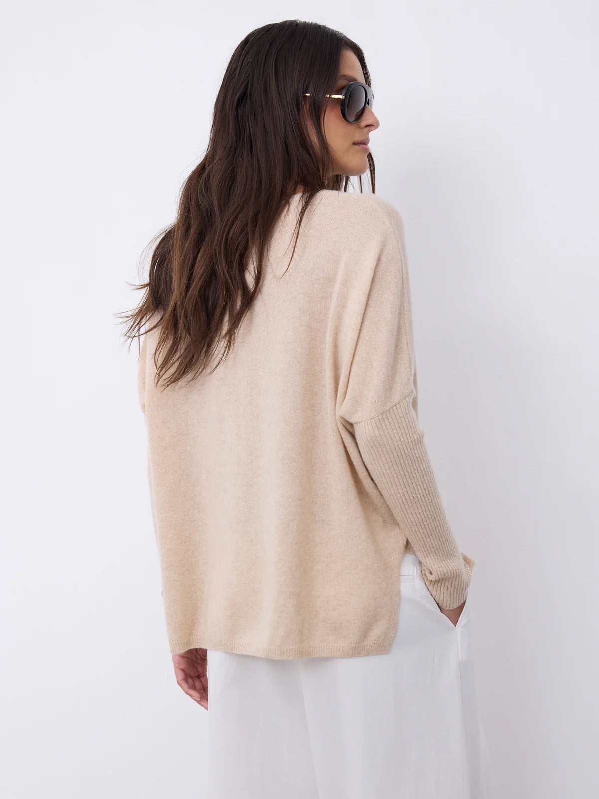 Faustine Oversized V-Neck