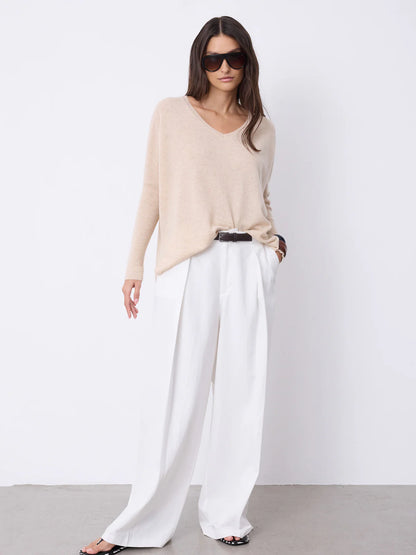 Faustine Oversized V-Neck