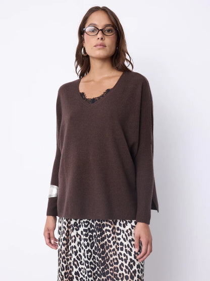 Faustine Oversized V-Neck