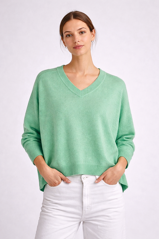 Lucien Cashmere V-Neck Jumper