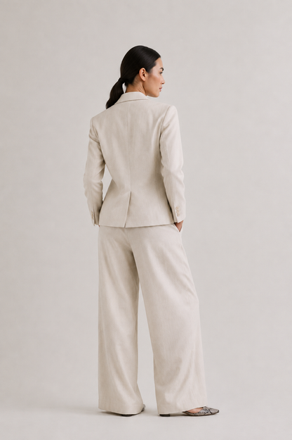 Cropped Natural Blazer