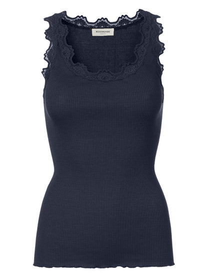 Silk Ribbed Vest 5405