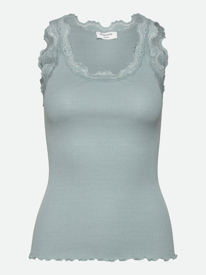Silk Ribbed Vest 5405