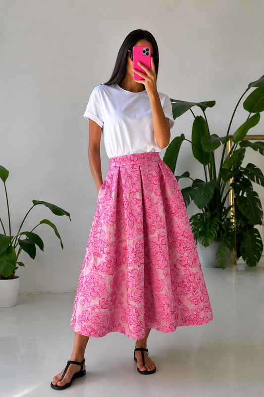 Hot Pink Luna Skirt