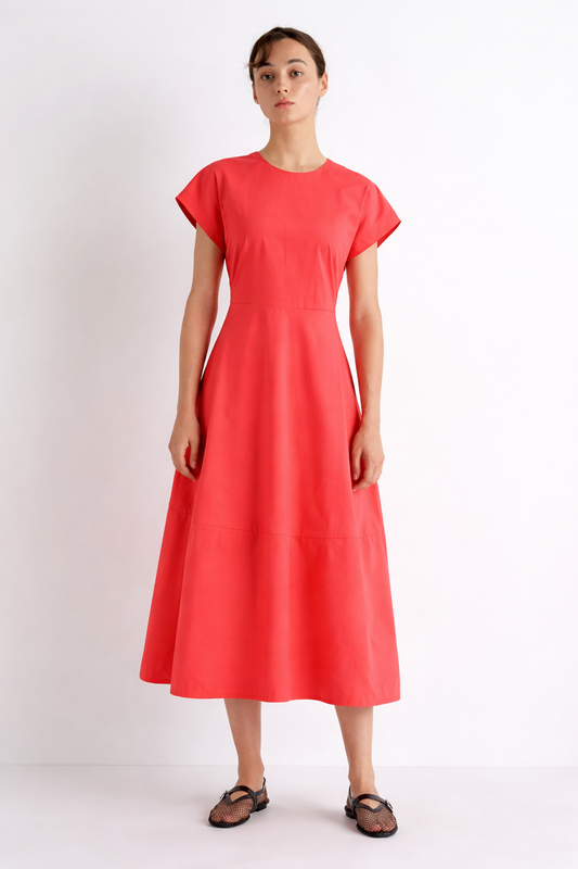 Coral Pocket Dress