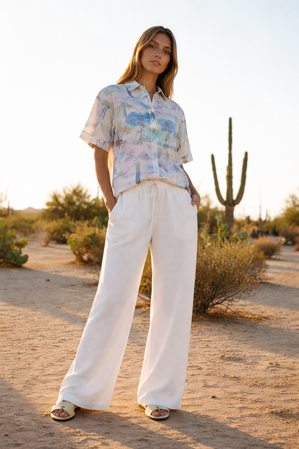 Solli Yucca Print Shirt