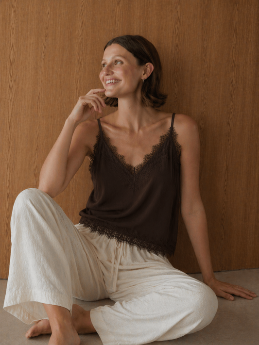 Billie Lace Silk Cami