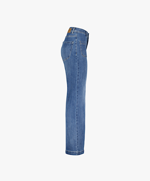 Colette Denim Front Pocket Mid Stone